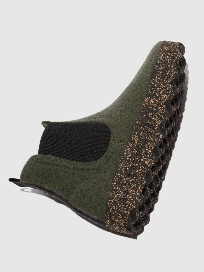 Asportuguesas Chelsea Ankle Boots CAIA MILITARY GREEN