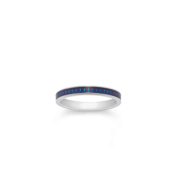Asprey 167 Enamel Ring In 18ct White Gold
