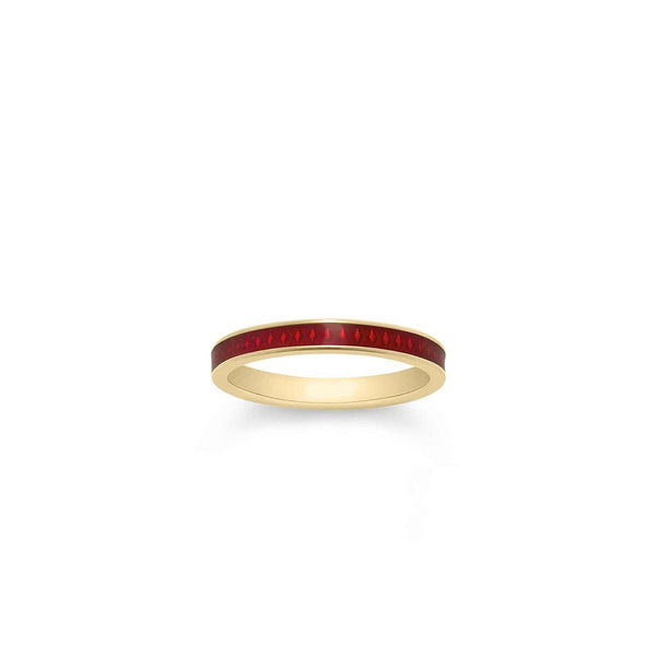 asprey 167 Enamel Ring in 18ct Yellow Gold