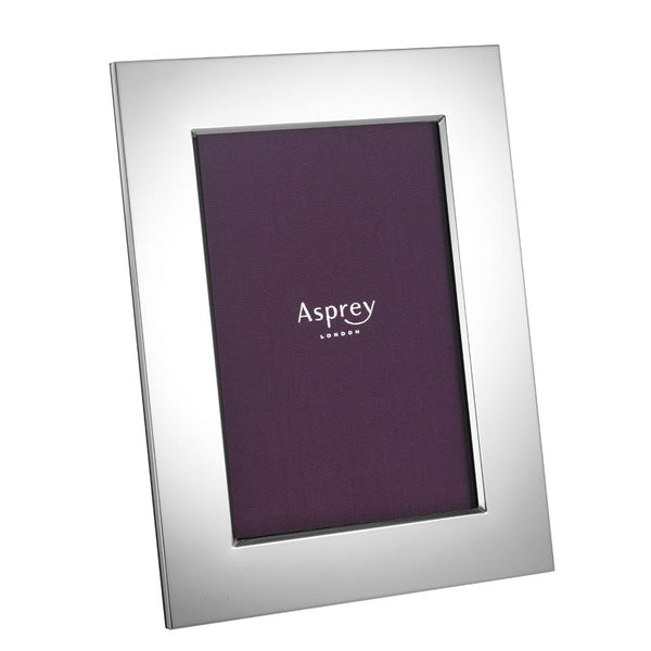 Asprey 3cm Border Frame In Sterling Silver