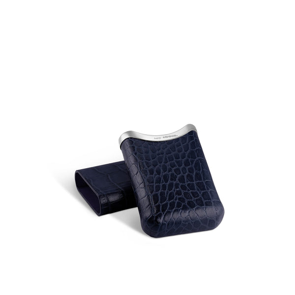Asprey Bond Street Cigar Case In Crocodile