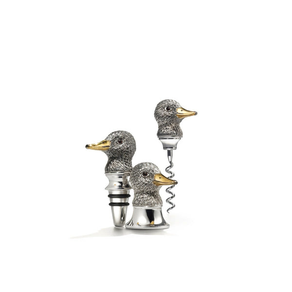 Asprey Duck Head Bottle Opener In Sterling Silver
