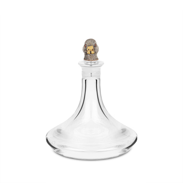 asprey Duck Head Ships Decanter