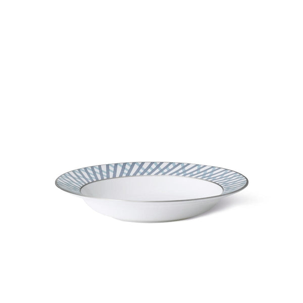 asprey Graphic Blue Soup Plate