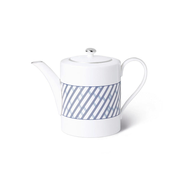 asprey Graphic Blue Teapot