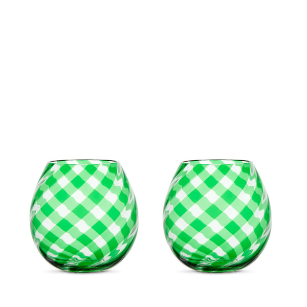 Asprey Murano Glass Tealight/ Table Vase Pair