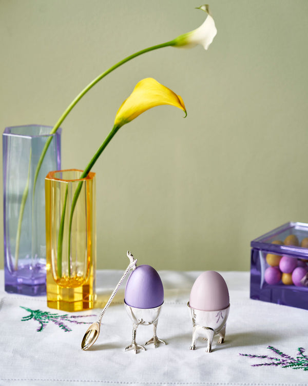 Asprey Piglet Egg Cup In Sterling Silver