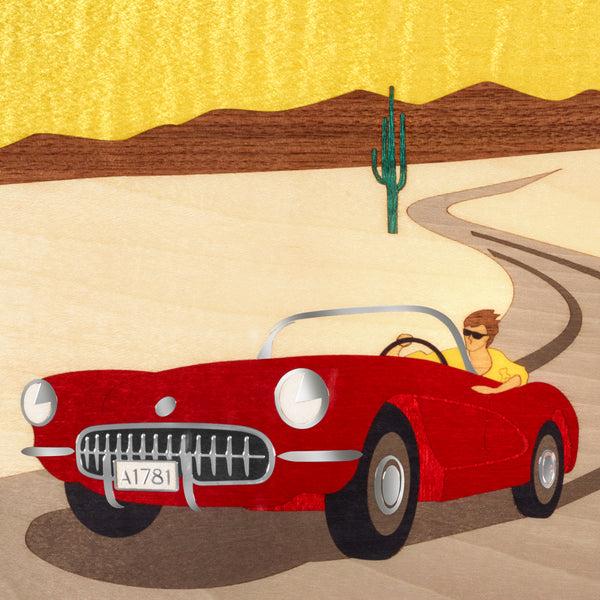 Asprey Route 66 Marquetry Humidor