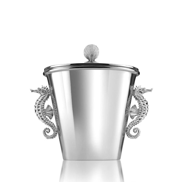 asprey Seahorse Ice Bucket in Sterling Silver