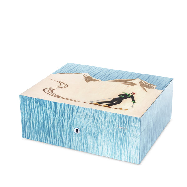 asprey St Moritz Marquetry Humidor
