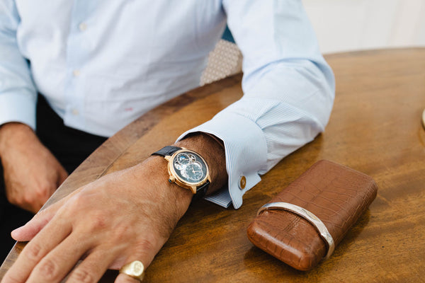 Asprey The Entheus R2 42mm Watch In 18ct Rose Gold