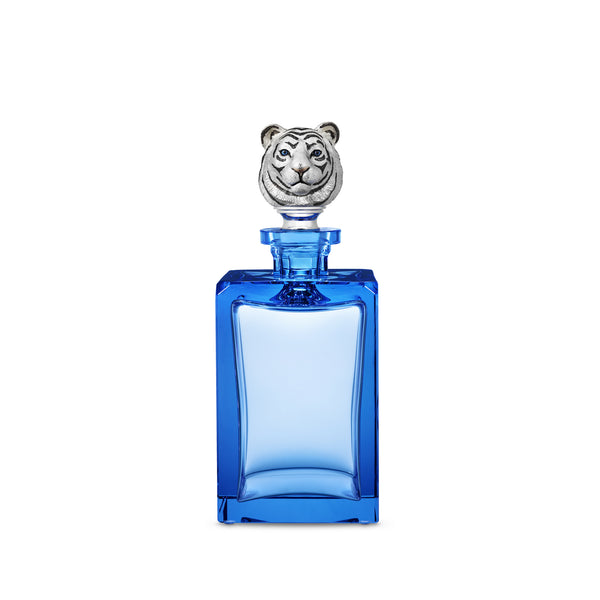 asprey White Tiger Head Decanter