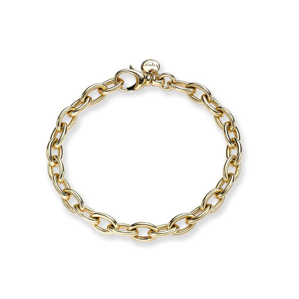 asprey Woodland Charm Bracelet in 18ct Yellow Gold