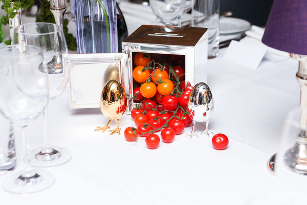 Asprey Chicken Leg Salt & Pepper Shakers In Sterling Silver