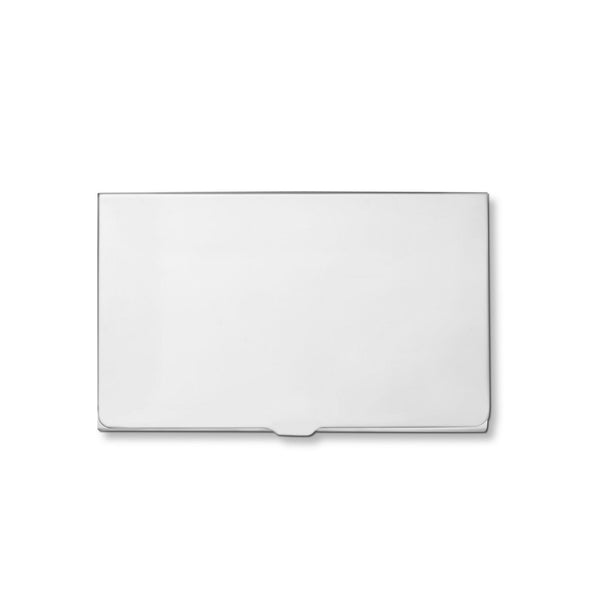 Asprey Classic Business Card Case In Sterling Silver
