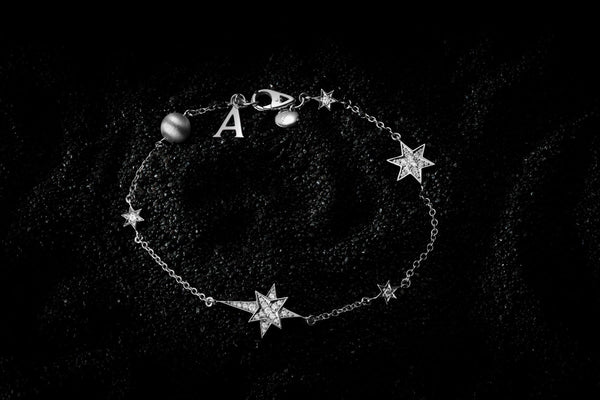 Asprey Cosmic Stargazer Bracelet In 18ct White Gold With Diamonds