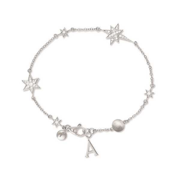 asprey Cosmic Stargazer Bracelet in 18ct White Gold with Diamonds