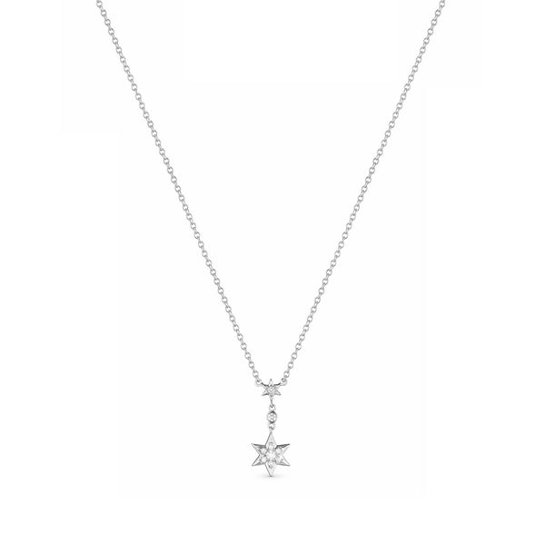 asprey Cosmic Stargazer Pendant in 18ct White Gold with Diamonds