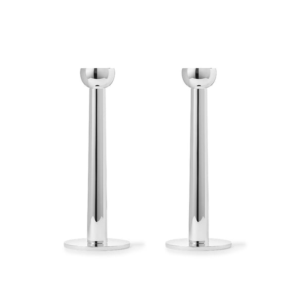 asprey Pair of Mayfair Candlesticks in Sterling Silver