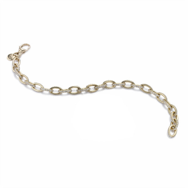 Asprey Woodland Charm Bracelet In 18ct Yellow Gold With Diamonds