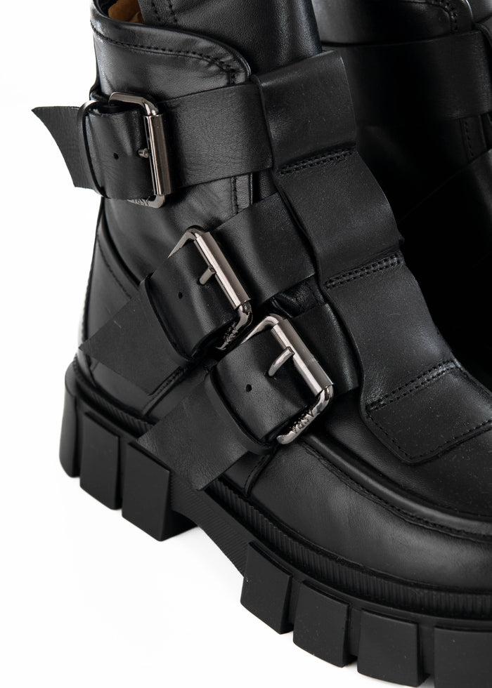 Asra Blaze - Leather Biker Boot