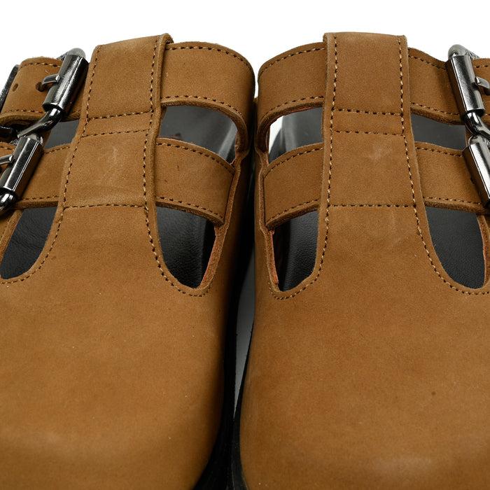 Asra NEPTUNE - Tan Leather Clog