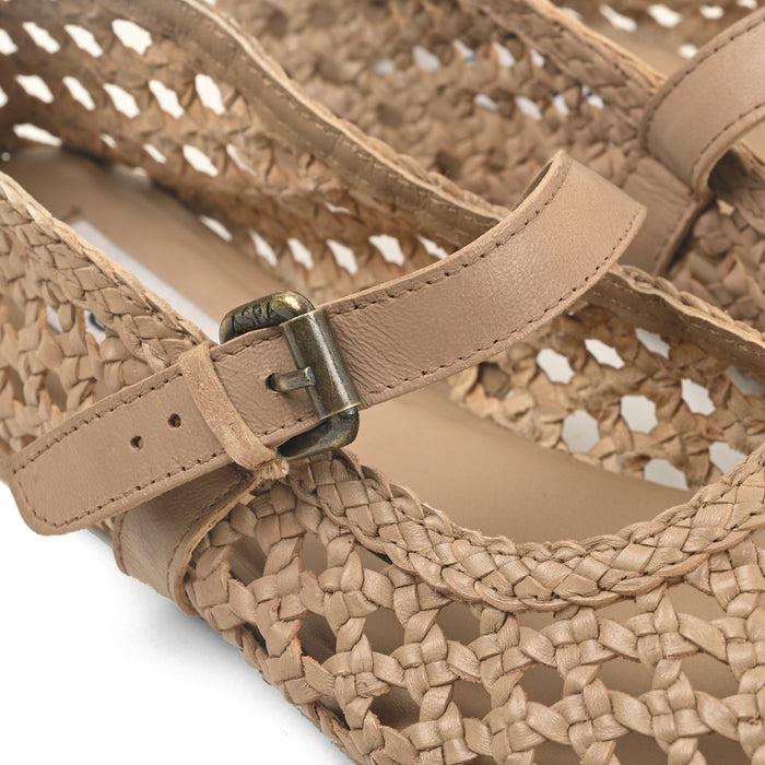 Asra Neve - Light Tan Leather Ballet Flats