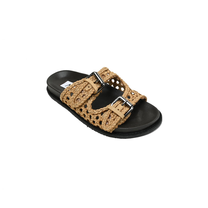 Asra NIA - Natural Tan Leather Sandal