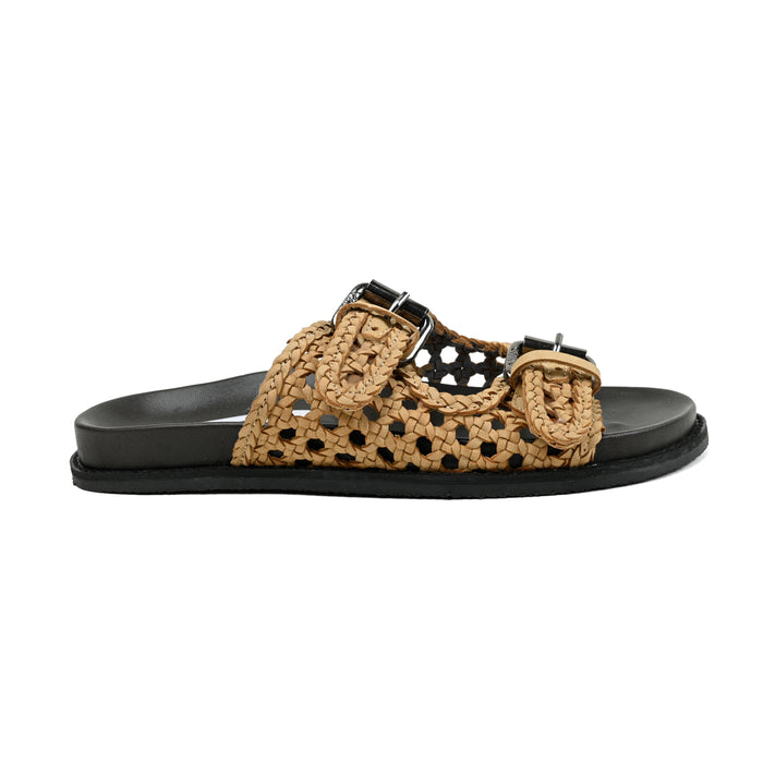 Asra NIA - Natural Tan Leather Sandal