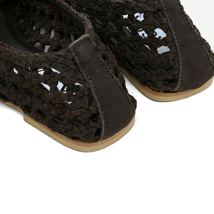 Asra NOA - Dark Chocolate Brown Ballerina
