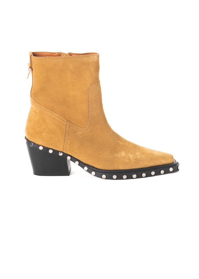 asra Tia - Suede Tan Leather Boots