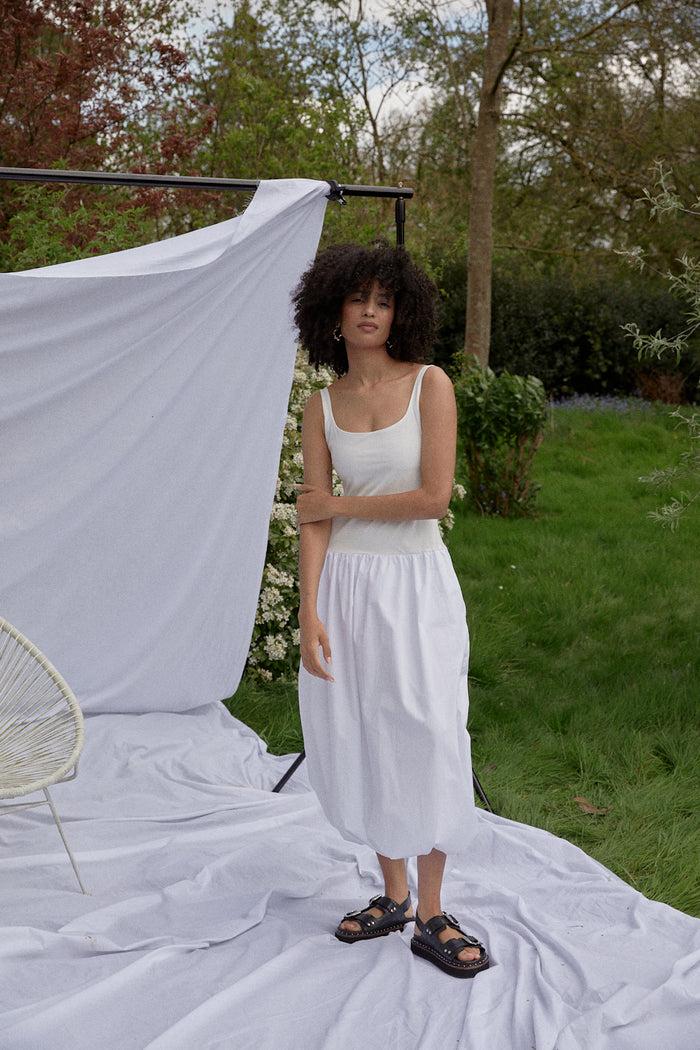 Asra Sami - Black Croc Leather Sandal With Double Buckle