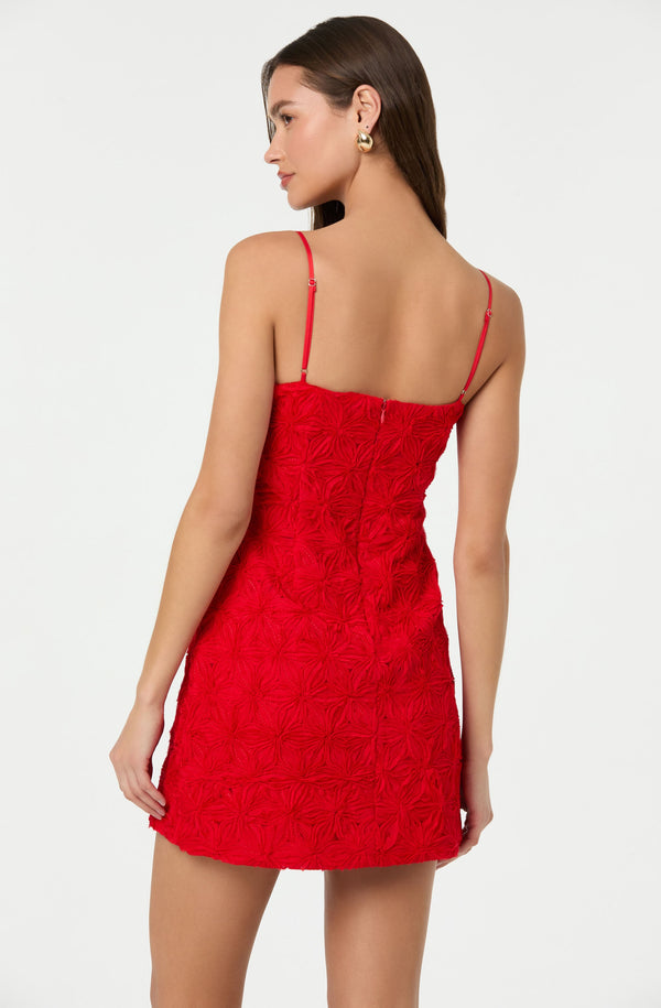 Astr The Label 3D Floral Mini Dress