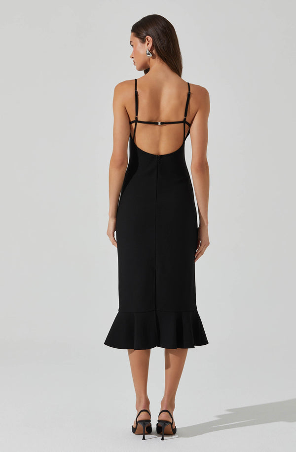 Astr The Label Adana Bow Detail Bustier Dress