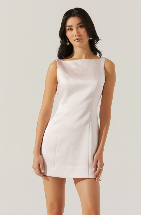 Astr The Label Alisanne Satin Mini Dress