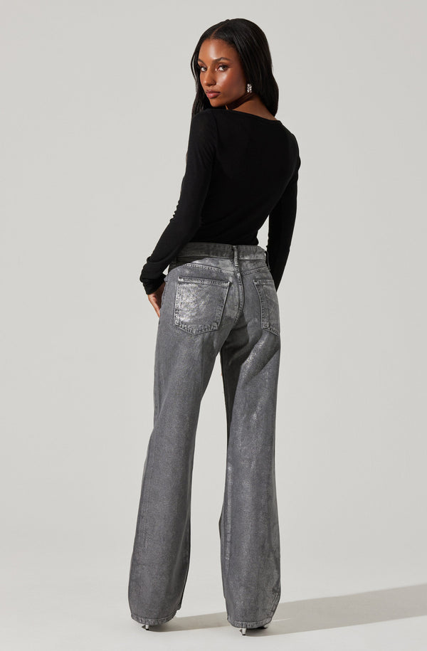 Astr The Label Alyn Long Sleeve Top