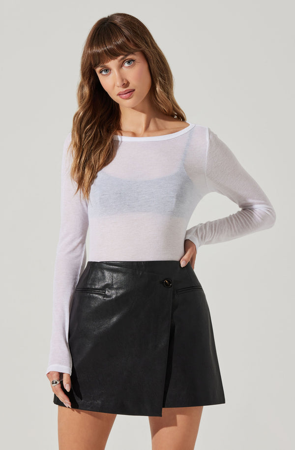 astr the label Alyn Long Sleeve Top