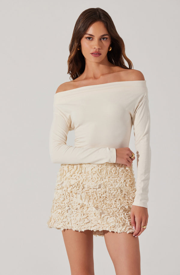 Astr The Label Anahi Off Shoulder Top