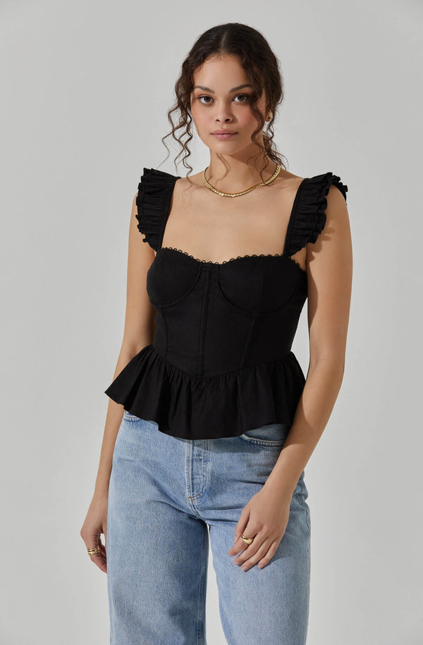 astr the label Baylin Peplum Top