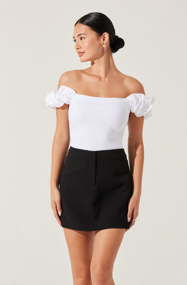 Astr The Label Bella Tailored Mini Skirt