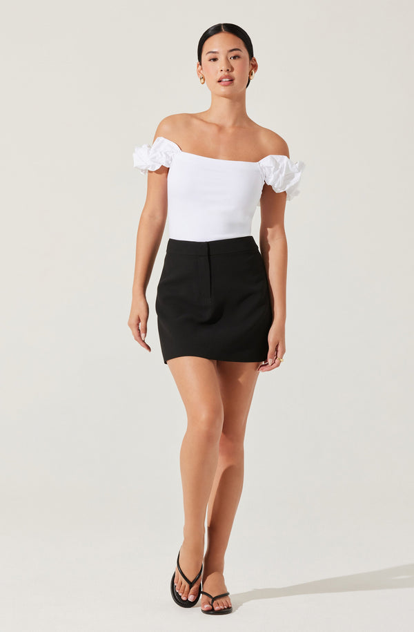 Astr The Label Bella Tailored Mini Skirt