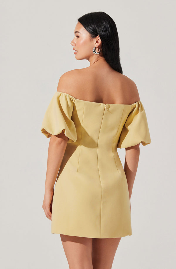 Astr The Label Biviana Off Shoulder Mini Dress
