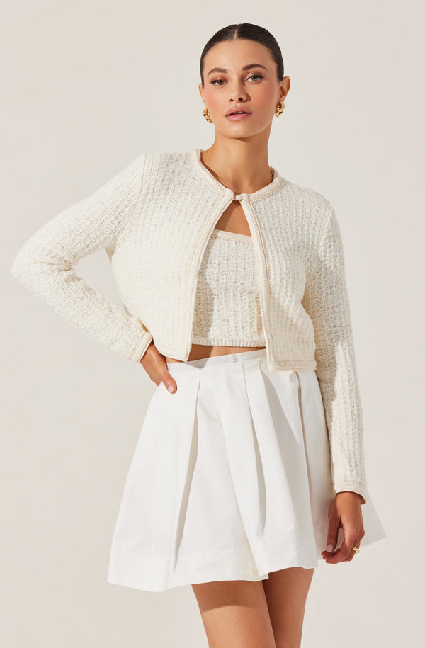 astr the label Blaise Pearl Button Cardigan