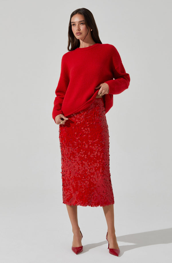 Astr The Label Bowie Crewneck Sweater