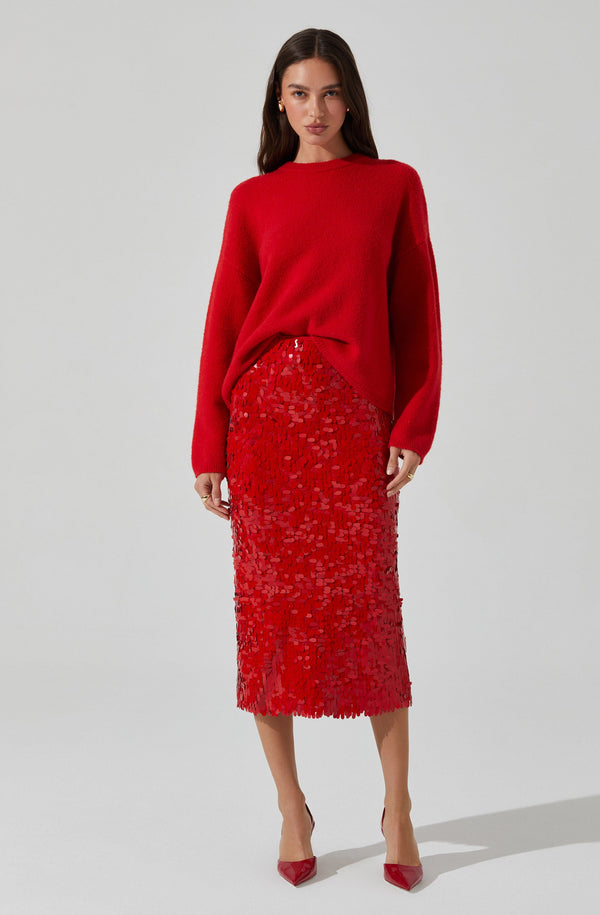 Astr The Label Bowie Crewneck Sweater