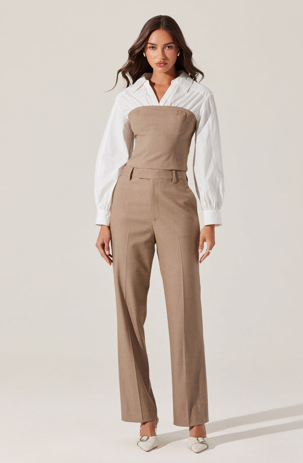 Astr The Label Brooks Layered Corset Top