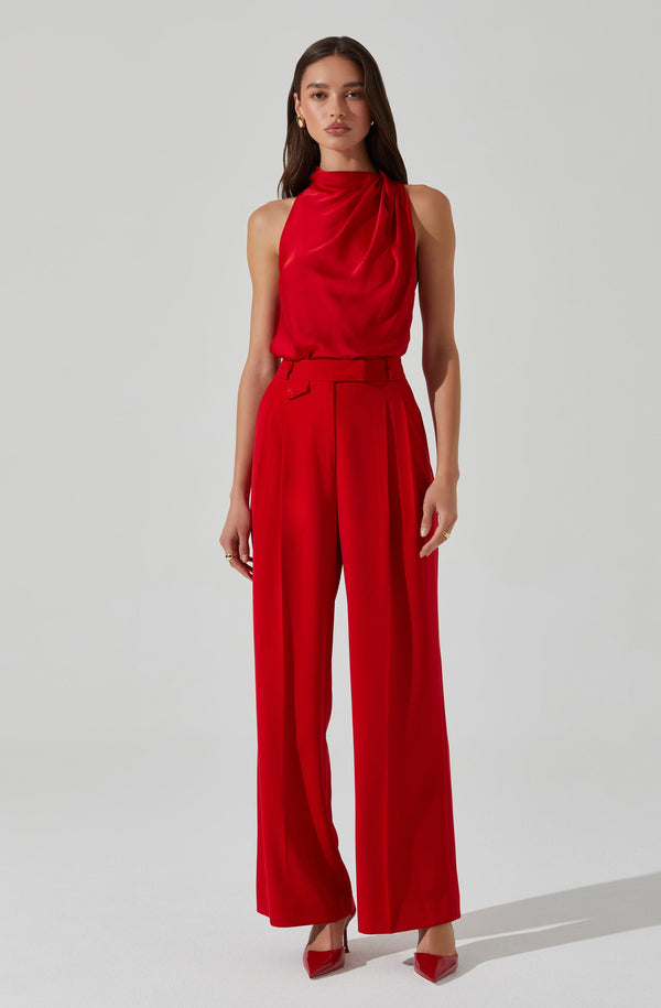 Astr The Label Bryony High Waisted Trouser Pants