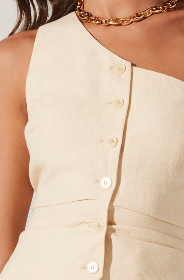 Astr The Label Bryony One Shoulder Vest