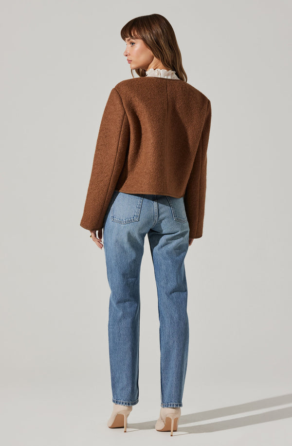 Astr The Label Calliope Wool Blend Jacket