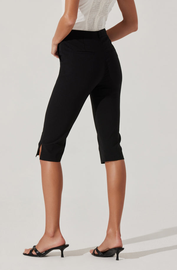 Astr The Label Cardin Slim Fit Capri Pants